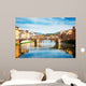 Santa Trinita bridge over the Arno River, Florence Wall Mural