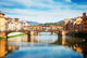Santa Trinita bridge over the Arno River, Florence Wall Mural