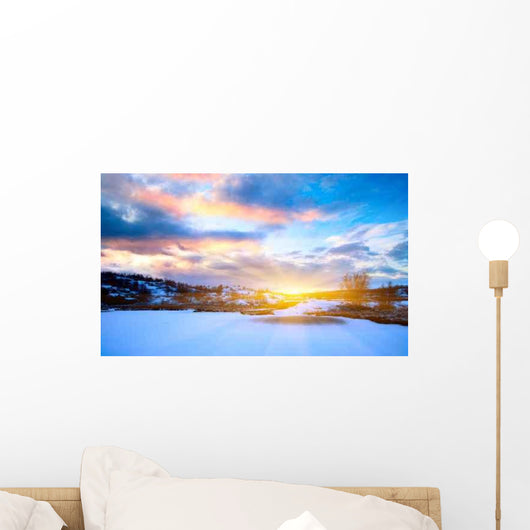 Winter North Lake and Wall Decal Design 2
