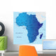 Political Map Africa Wall Mural