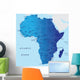 Political Map Africa Wall Mural