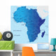 Political Map Africa Wall Mural
