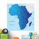 Political Map Africa Wall Mural