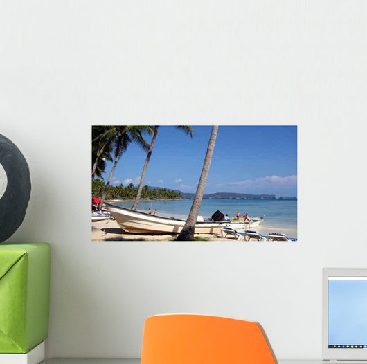 Seafront Dominican Republic Wall Decal