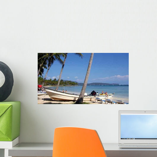 Seafront Dominican Republic Wall Decal