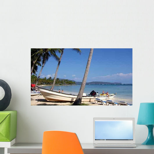 Seafront Dominican Republic Wall Decal