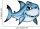 Shark on White Background Wall Decal