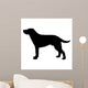 Dog Silhouette Vector Eps Wall Decal Design 2