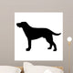 Dog Silhouette Vector Eps Wall Decal Design 2