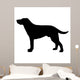 Dog Silhouette Vector Eps Wall Decal Design 2