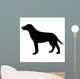 Dog Silhouette Vector Eps Wall Decal Design 1