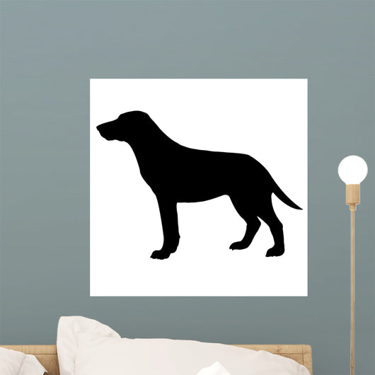 Dog Silhouette Vector Eps Wall Decal Design 1