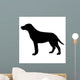 Dog Silhouette Vector Eps Wall Decal Design 1