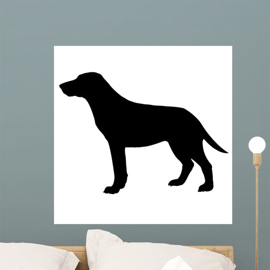 Dog Silhouette Vector Eps Wall Decal Design 1