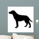 Dog Silhouette Vector Eps Wall Decal Design 1