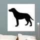 Dog Silhouette Vector Eps Wall Decal Design 1