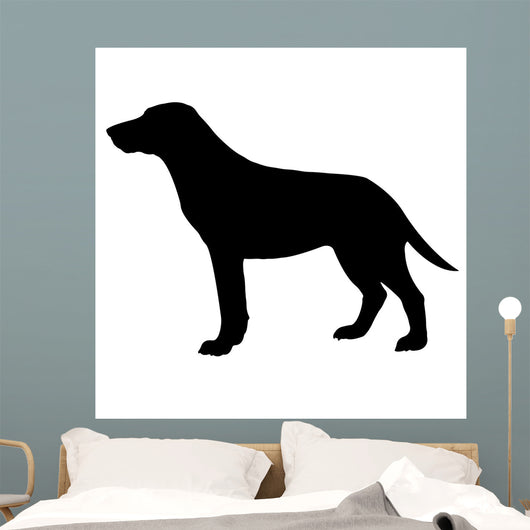 Dog Silhouette Vector Eps Wall Decal Design 1