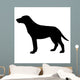 Dog Silhouette Vector Eps Wall Decal Design 1