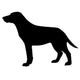 Dog Silhouette Vector Eps Wall Decal Design 1