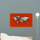 Earth Map Wall Mural