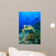 Hawksbill Turtle and Scuba Wall Mural