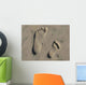 Child and Adult Sand Print Wall Decal