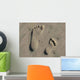 Child and Adult Sand Print Wall Decal