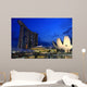 Singapore at Night Wall Mural