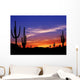 Colorful Sunset Wild West Wall Decal