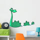 Cartoon Loch Ness Monster Wall Decal