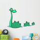 Cartoon Loch Ness Monster Wall Decal