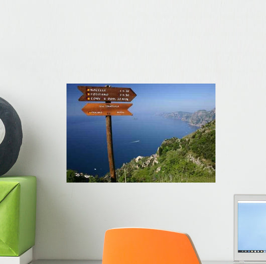 Path Gods between Amalfi Wall Decal