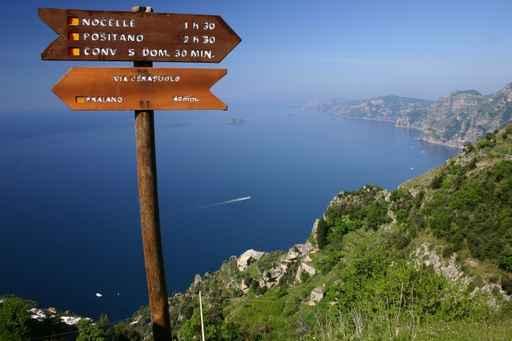 Path Gods between Amalfi Wall Decal
