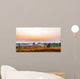 Sunrise in savanah meadow Wall Mural