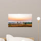 Sunrise in savanah meadow Wall Mural