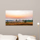 Sunrise in savanah meadow Wall Mural