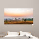 Sunrise in savanah meadow Wall Mural