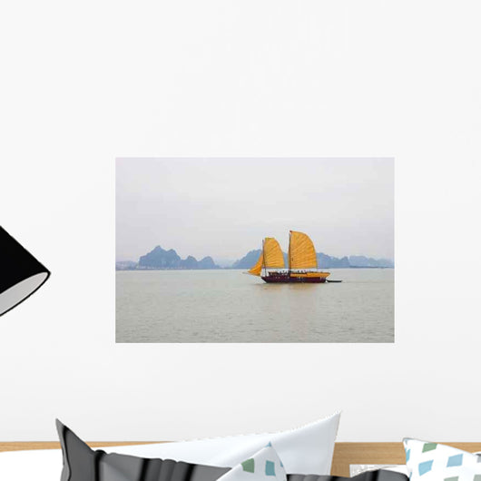 Batwing Junk Halong Bay Wall Decal