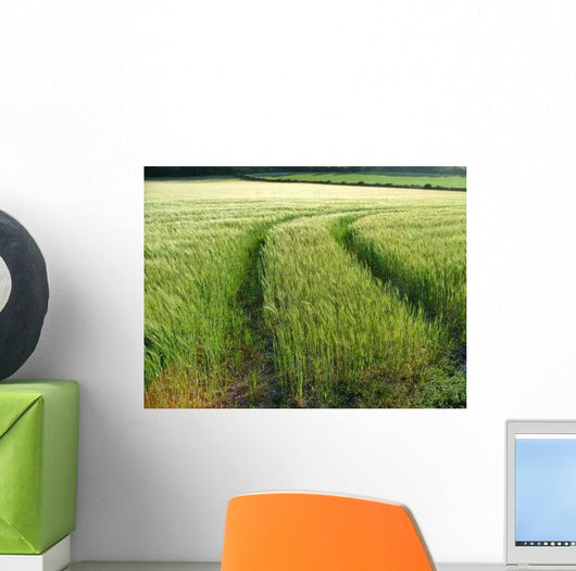 Crop Tracks Wall Decal