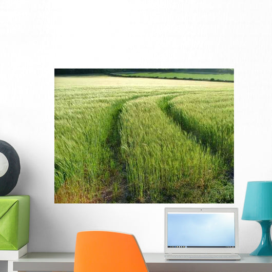 Crop Tracks Wall Decal