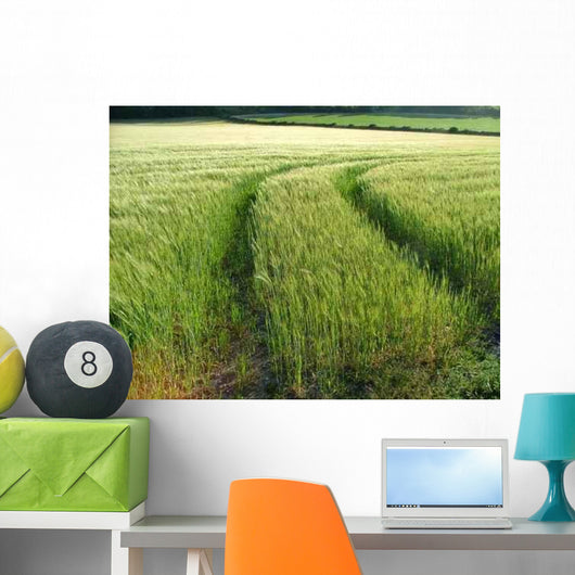 Crop Tracks Wall Decal