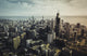 Chicago Skyline Aerial Wall Decal