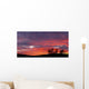 Sunset  Landscape Profile Wall Decal