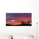 Sunset  Landscape Profile Wall Decal