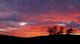 Sunset  Landscape Profile Wall Decal