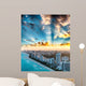 Miami Beach Sunset Aerial Wall Decal