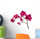 Deep Red Orchid Flowers Wall Decal