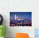 leipzig skyline at night Wall Mural