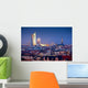 leipzig skyline at night Wall Mural