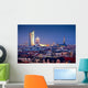 leipzig skyline at night Wall Mural